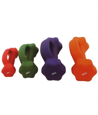 Neopren Dumbbels Sechseckig SPARTAN 2 x 0,5 kg