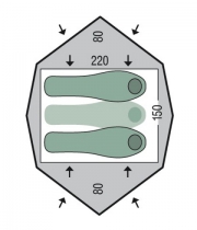 Zelt PINGUIN Tornado 2