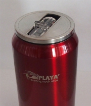 Edelstahl Trinkdose LaPLAYA rot 500 ml