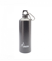 Alu Trinkflasche LAKEN Futura 0,75 L mit Karabiner